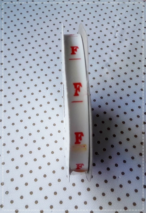 ป้ายขนาดเสื้อแบบพิมพ์ Size F