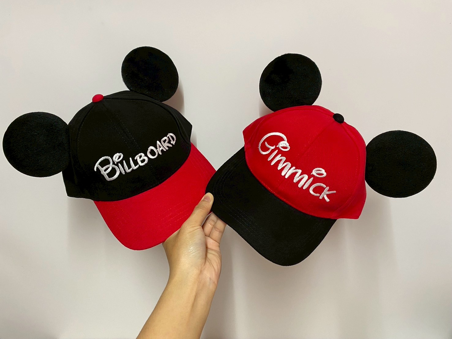 หมวกแก๊ปมิกกี้เมาส์ไซส์เด็ก ปักชื่อ (Mickey Mouse)