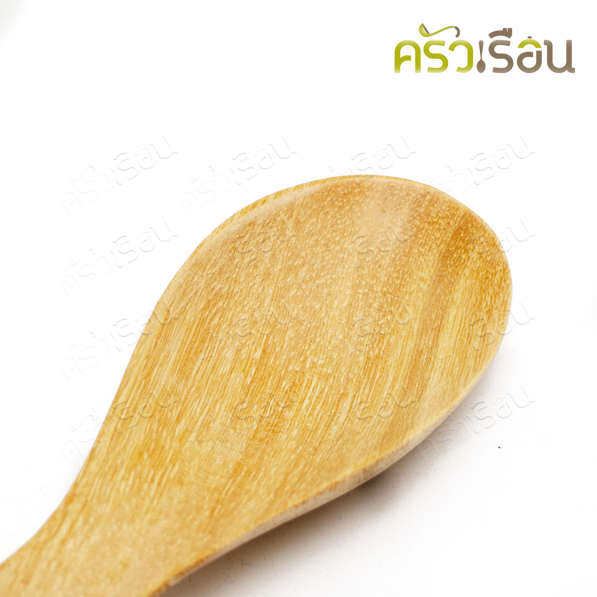 CMG ช้อนไม้ ช้อนข้าว ช้อนสั้น ยาว 15 x กว้าง 4.7 ซม.