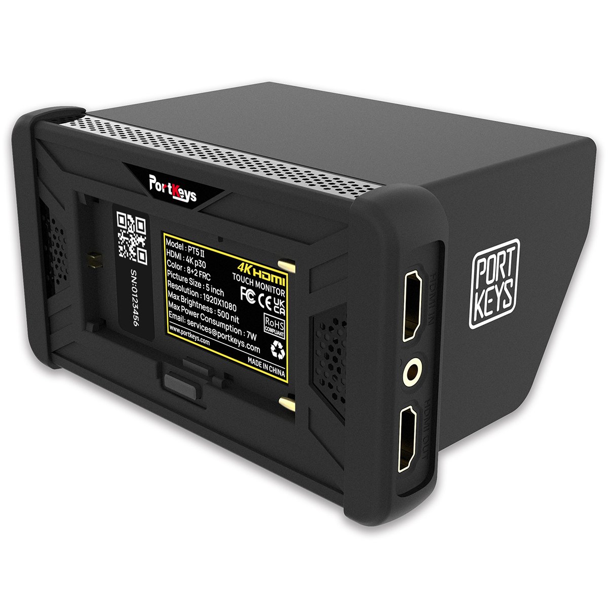 Portkeys PT5 II: จอภาพ Field Monitor หน้าจอสัมผัสขนาด 5 นิ้ว Full HD ราคาคุ้มค่า พร้อม HDMI 4K และเครื่องมือตรวจสอบภาพครบครัน