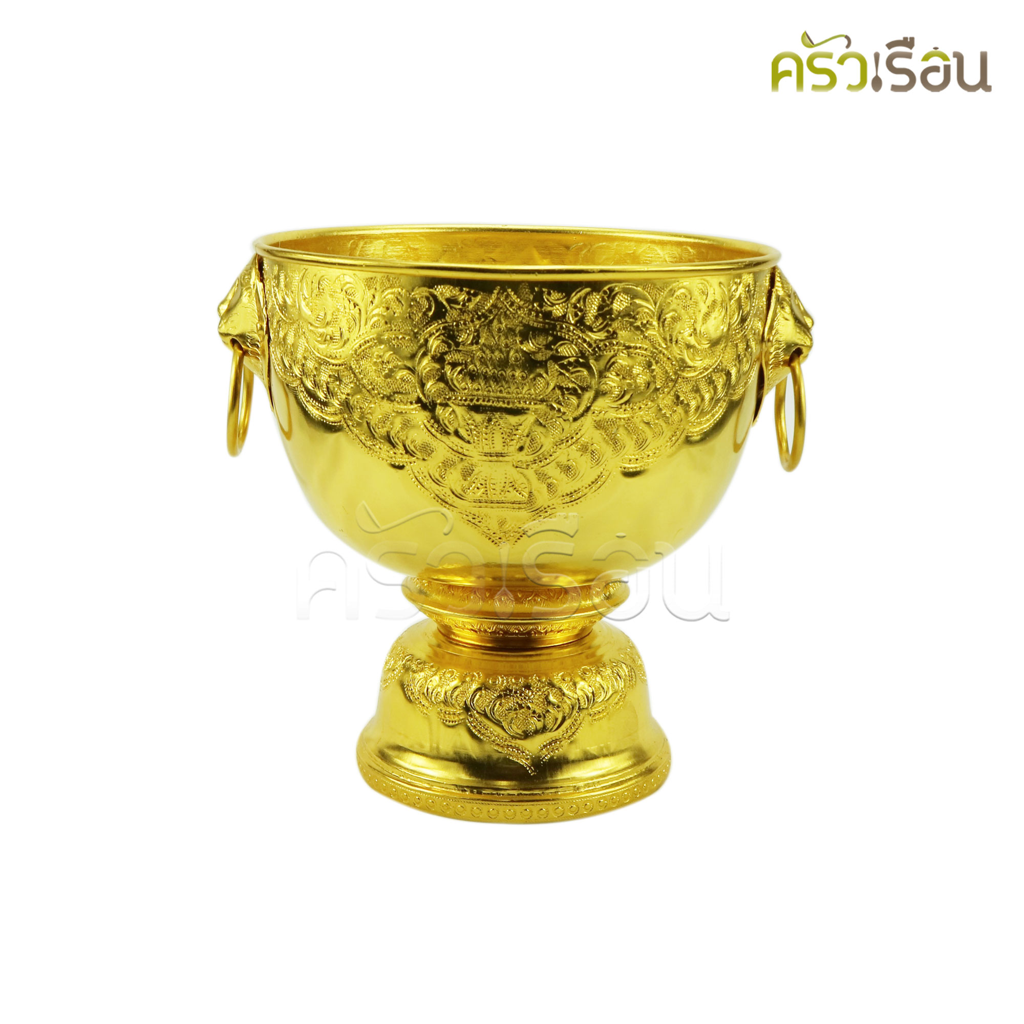 แมวน้ำ ราคาต่อใบ ขันน้ำหัวสิงห์ 30 ซม. อลูมิเนียม ตราแมวน้ำ ราคาตามขนาดที่เลือก ขันหัวสิงห์ ขัน ขันน้ำมนต์ ตักบาตร