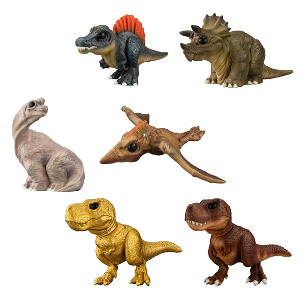 Bandai (สุ่มสี Tyrannosaurus / Set 5 กล่อง) The Strongest! Dinosaur Friends 4570117915499 (Figure)