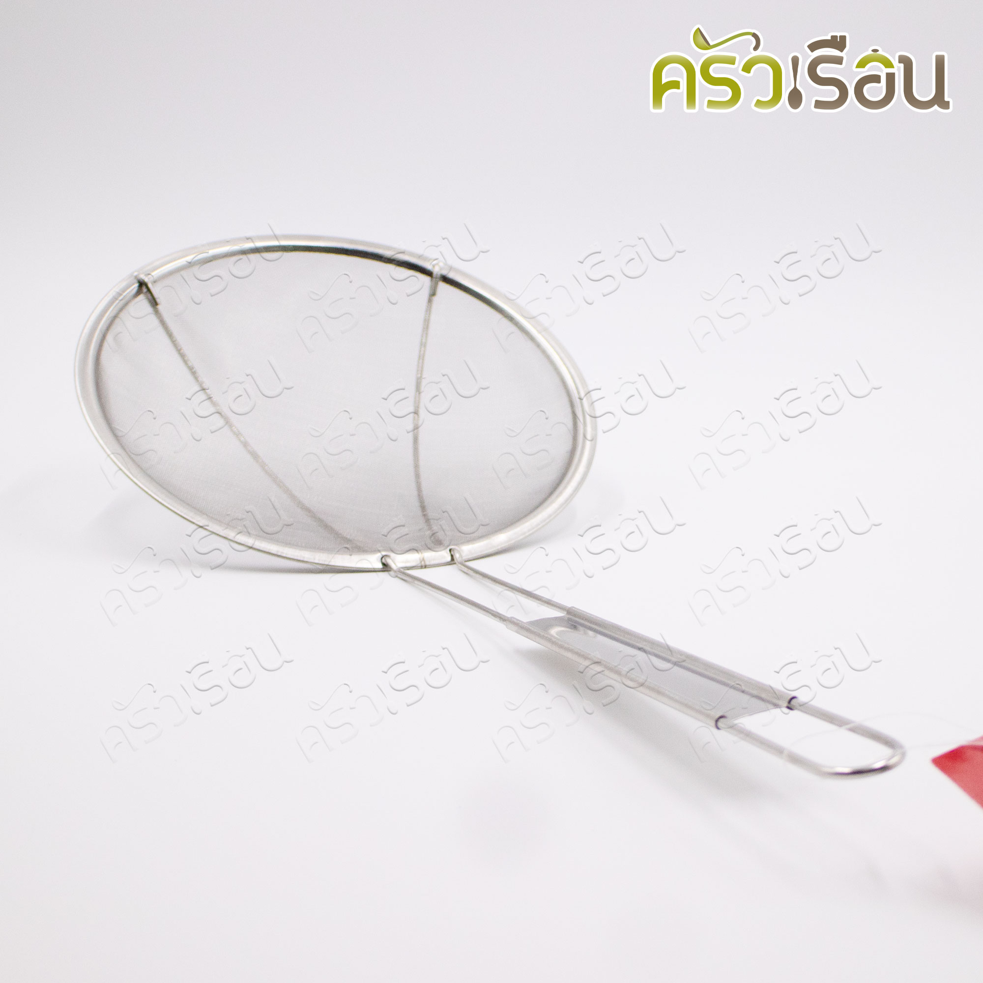 FOFO กระชอน ด้ามเงิน 20 ซม. ตราโฟโฟ SJ720 ตะแกรงมุ้งลวด ตะแกรง ตักของทอด ด้ามสเตนเลส