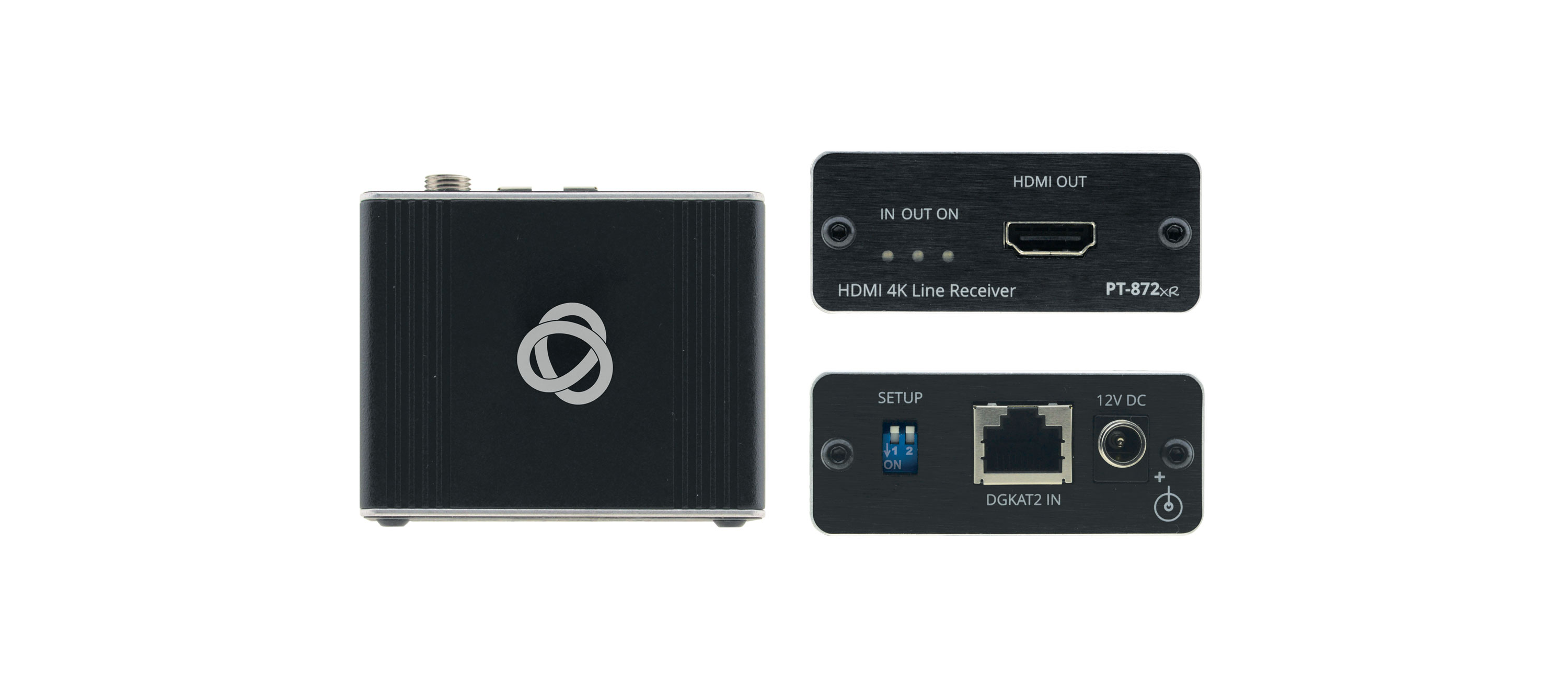 Kramer PT-871/2xr-KIT 4K HDR HDMI Compact PoC Extender over Long–Reach DGKat 2.0 (Kit)