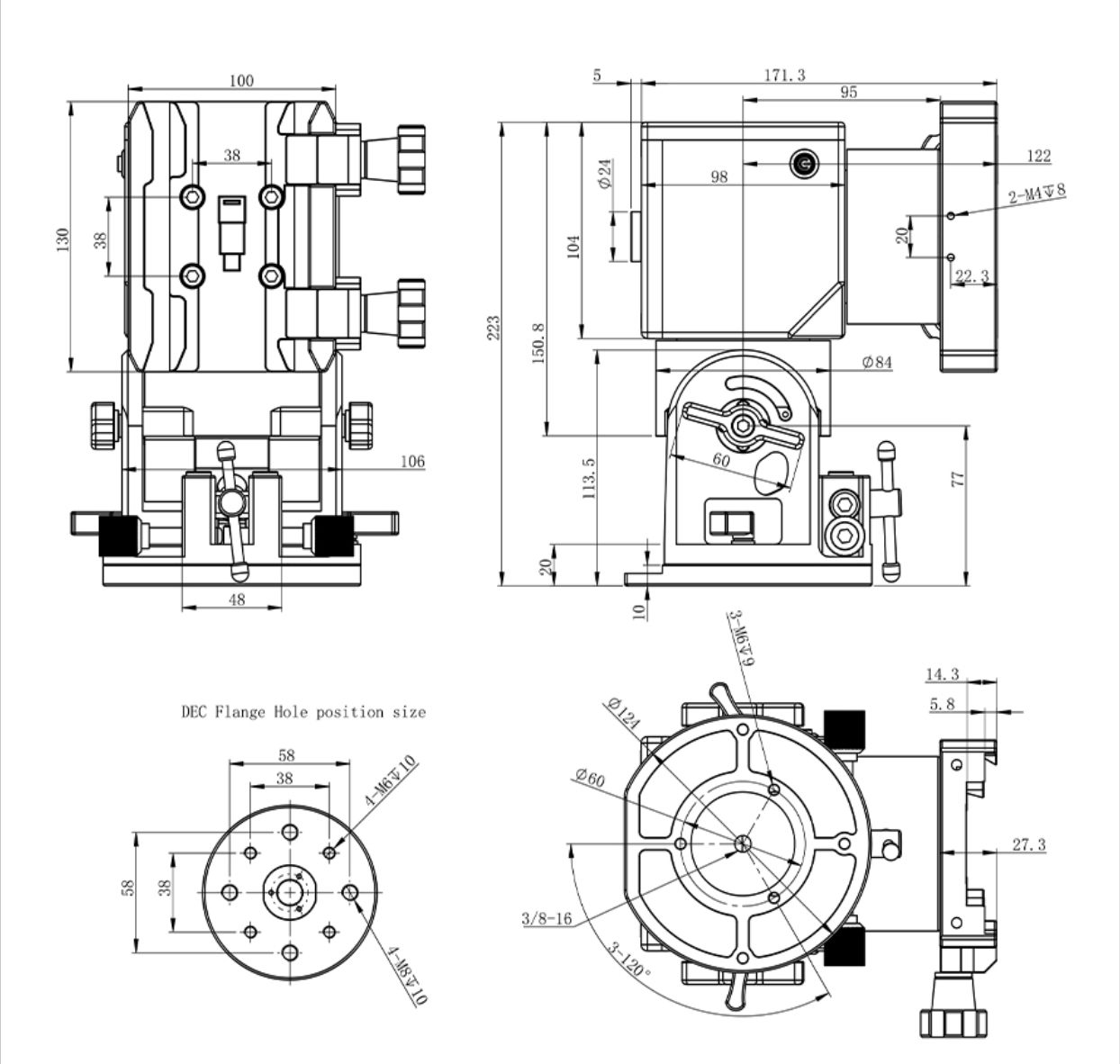 ZWO Harmonic Equatorial Mount AM5