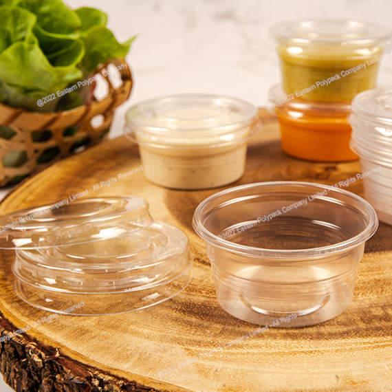 EPP ถ้วย K-RESIN 2 ออนซ์ 6 x 3 ซม. + ฝาปิด PET แพ็ค 50 ชุด