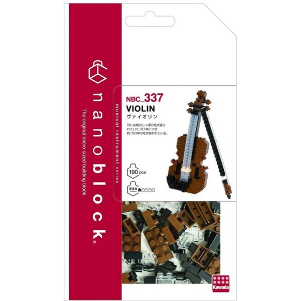 Kawada nanoblock NBC_337 Violin 4972825220382 (นาโนบล็อค)