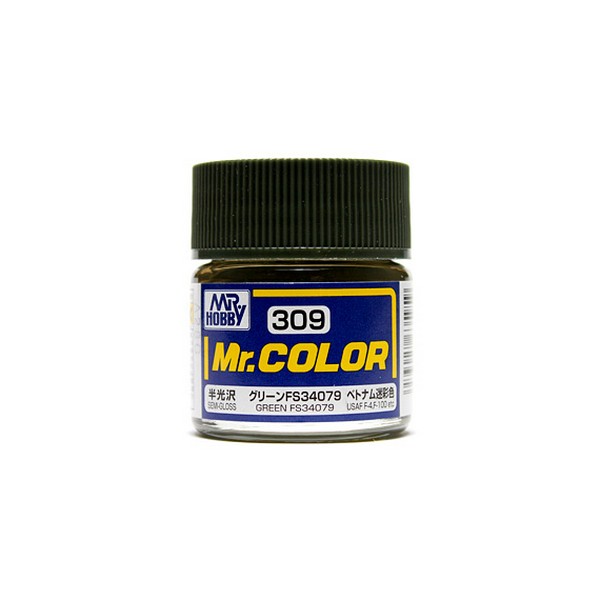 Mr.Color C309 Green FS34079 Semi-Gloss (10ml) Mr. Hobby 4973028635959