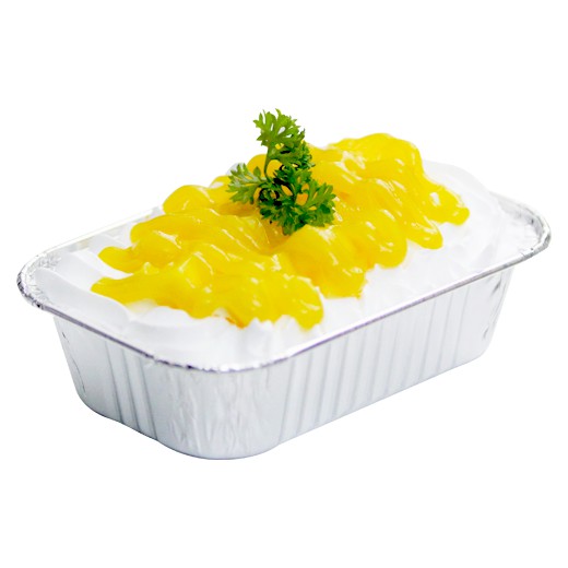 SS 4003 Square foil tray, rectangular, silver color + lid 10 sets, capacity 100 ml. Foil cups with lids, foil trays, S&S foil cups, equivalent to 4436