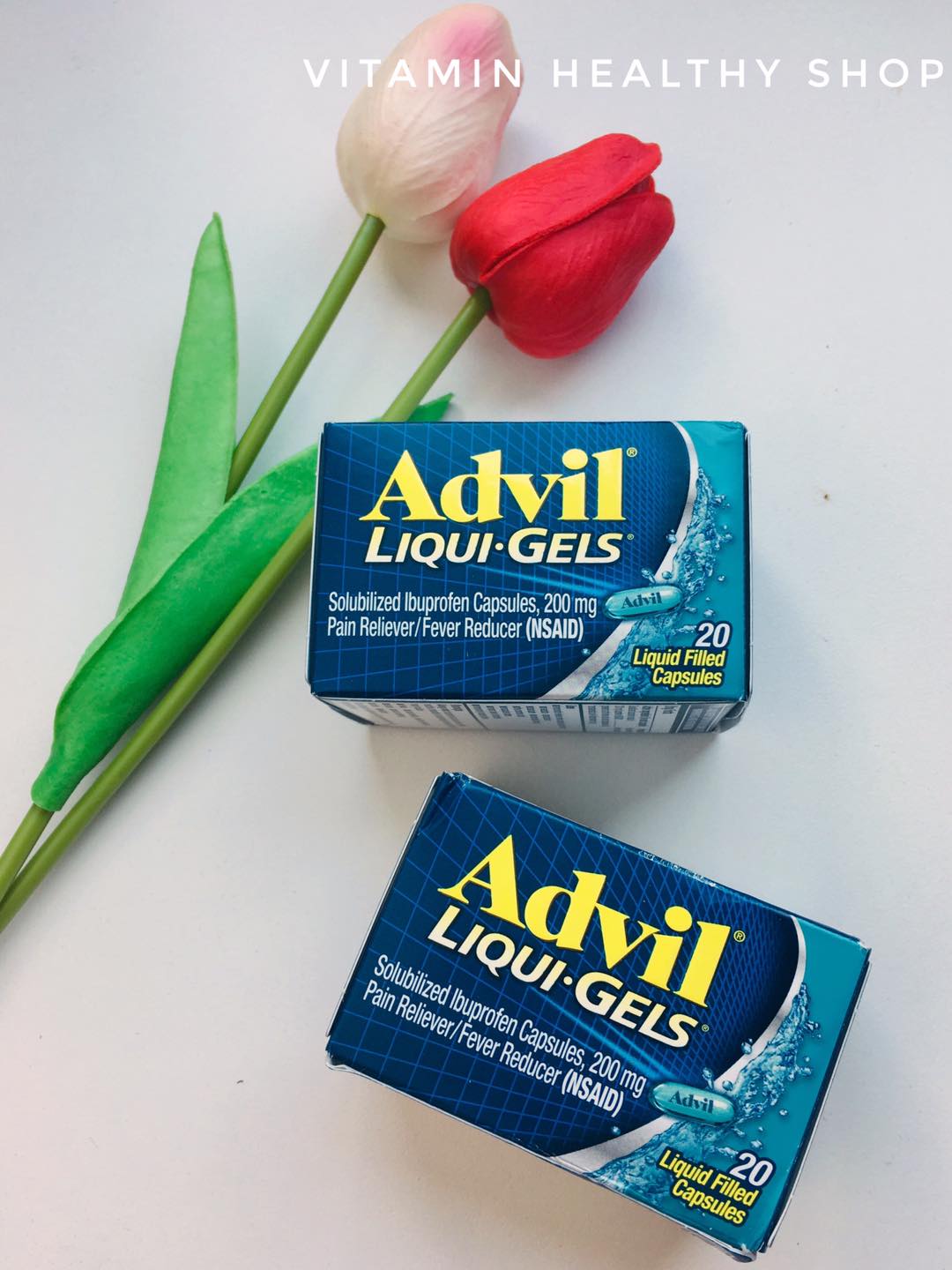 Advil liquid gel ขนาดทดลอง 20 เม็ด
