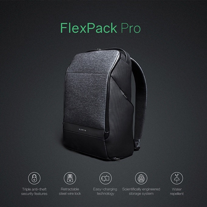 Korin FlexPack PRO กระเป๋ากันขโมย รุ่นใหม่ล่าสุด