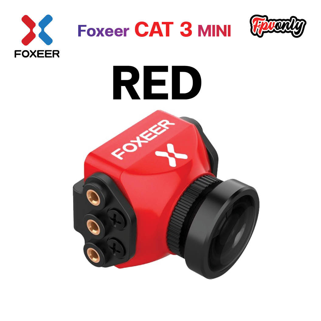 Foxeer Mini Night Cat 4 Mini Micro 1200TVL 0.00001lux FPV กล้อง รองรับ OSD และเมนู รีโมท สำหรับ FPV Racing RC โดรน