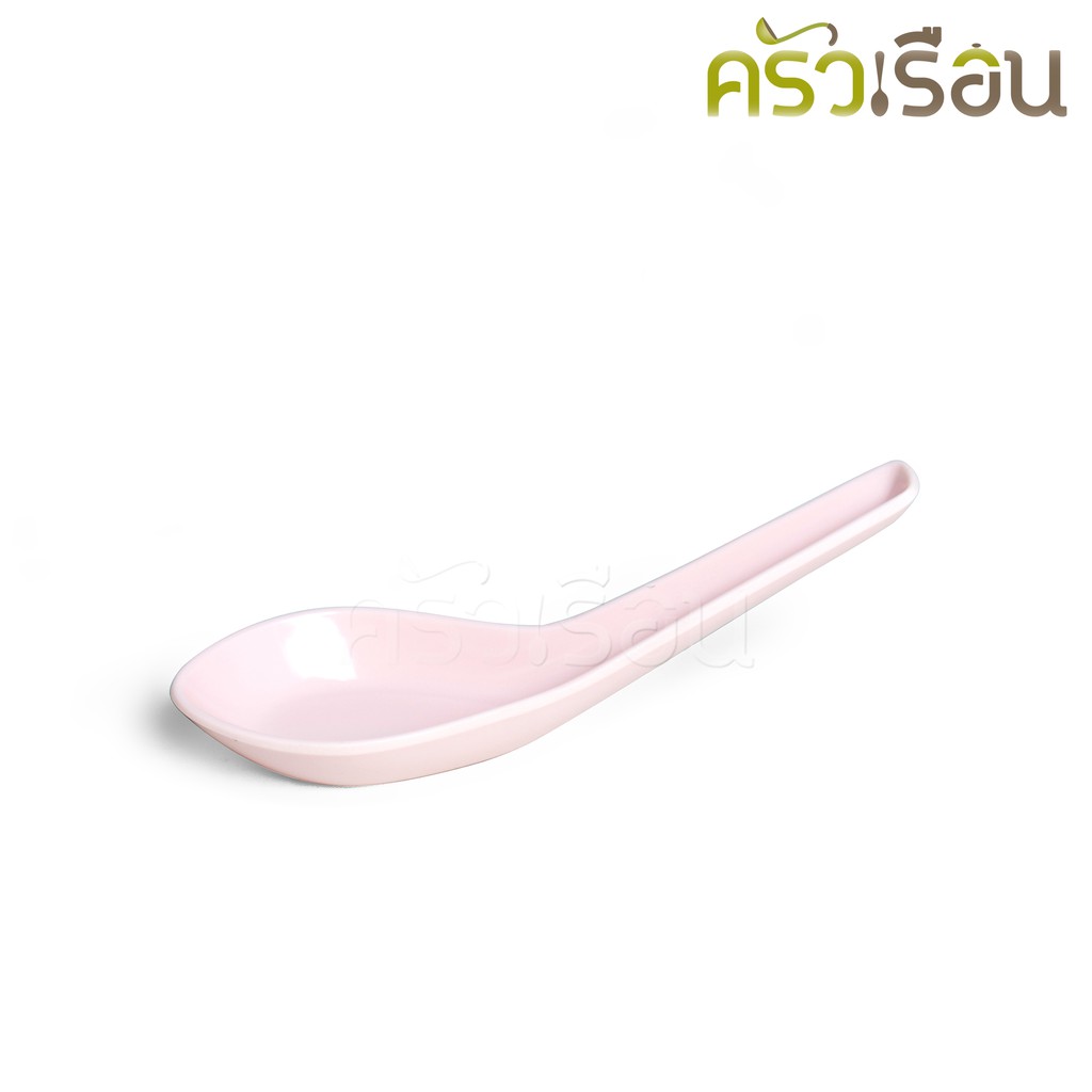 Unica หรือ VANDA ช้อนสั้น เมลามีน ตรามือ SP931 ขนาด 12 x 4.3 ซม. ราคาต่อชิ้น ช้อนข้าว