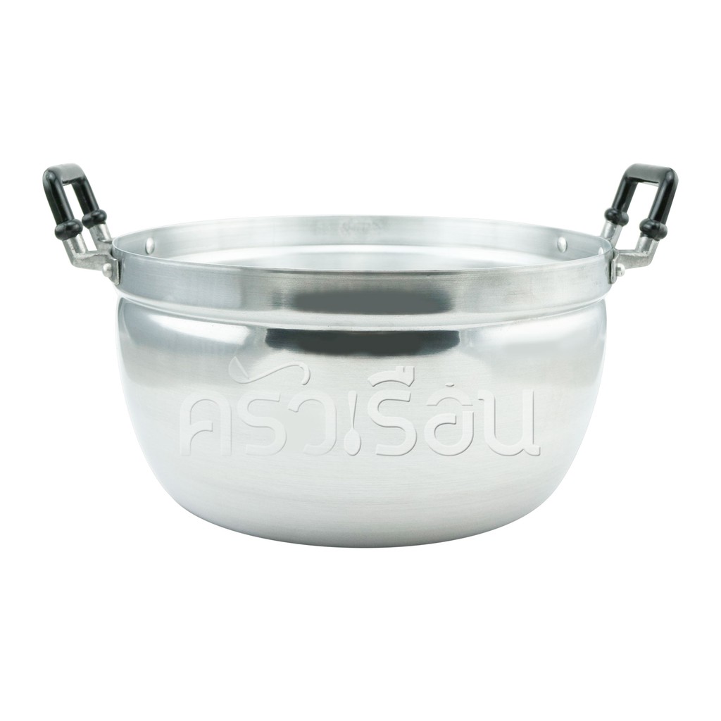 สามห่วงแดง หม้อสองหู อลูมิเนียม เบอร์ใหญ่ 34 - 45 ซม. ราคาต่อใบ ตราสามห่วงแดง