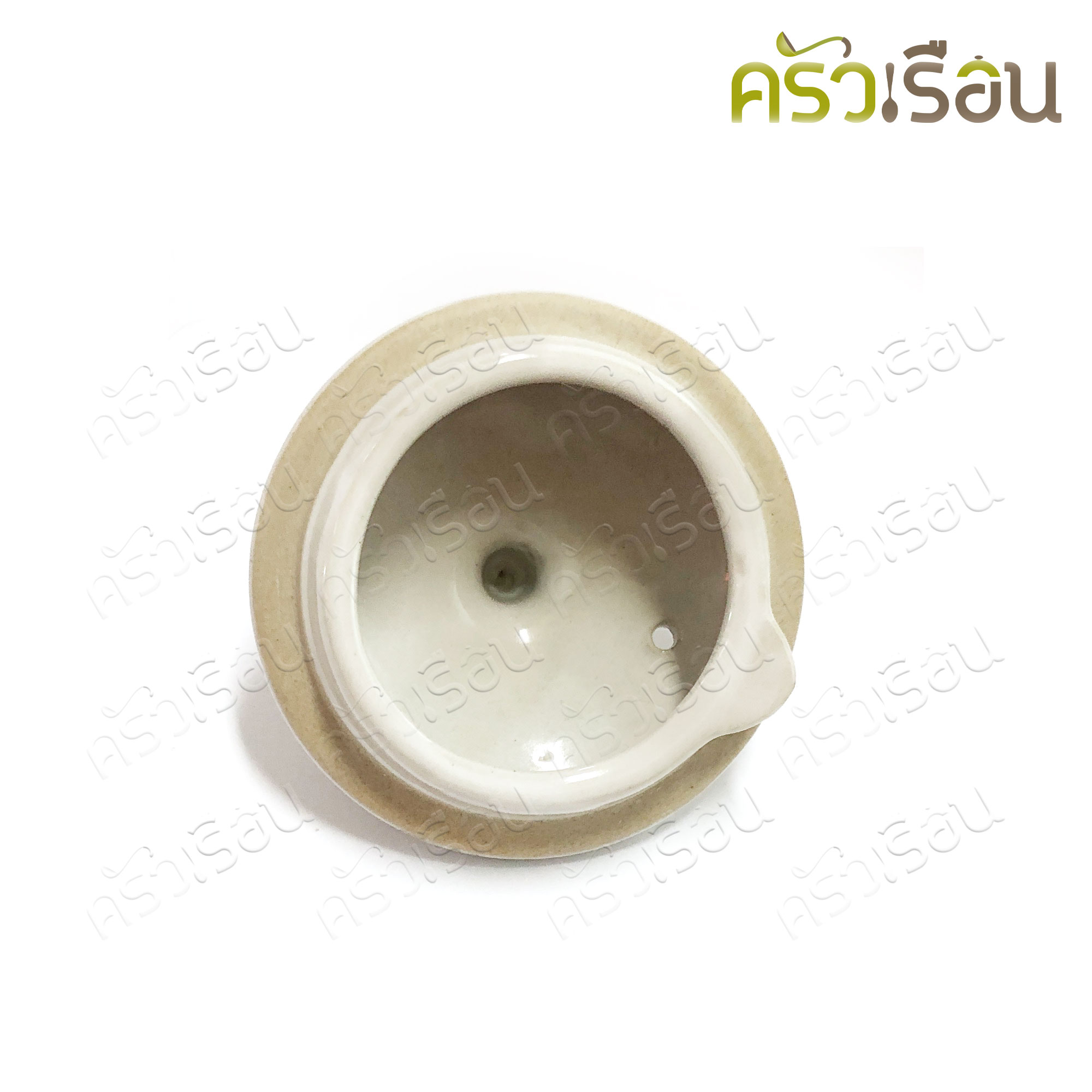 กระเบื้อง กาน้ำชา กระเบื้อง หูข้าง สีขาว คละลาย