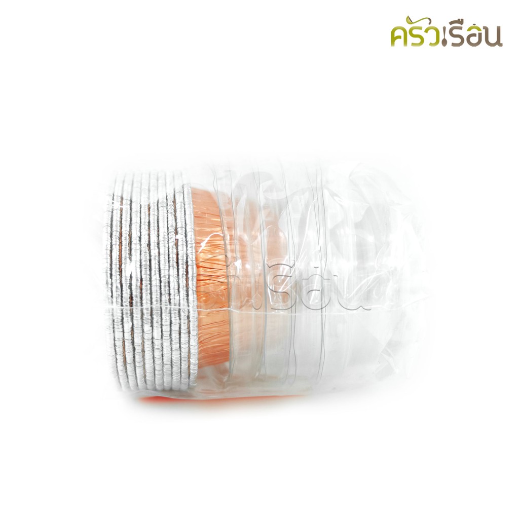 SS 6003 ถาดฟอยล์วงรี สีทอง + ฝา 10 ชุด ความจุ 90 ml. ขนาด 65 x 102 x 28 มม. S&S