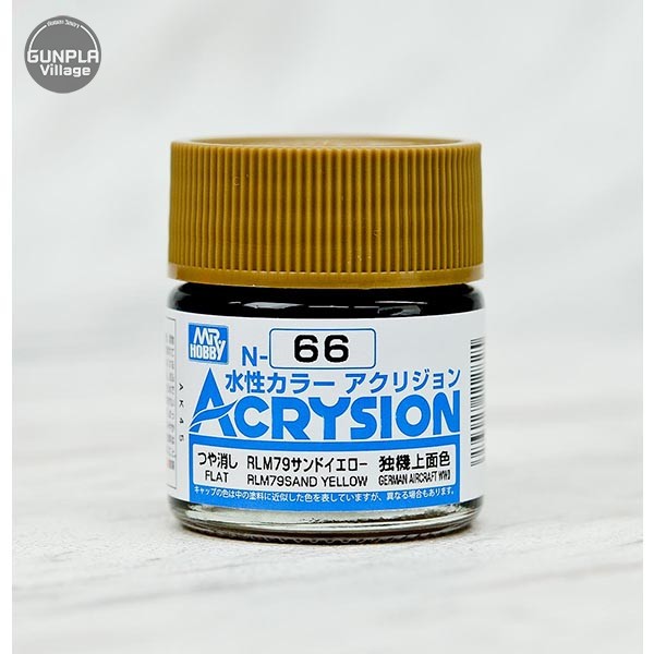 MR.ACRYSION COLOR N-66 RLM79 SAND YELLOW Mr.hobby 4973028112825