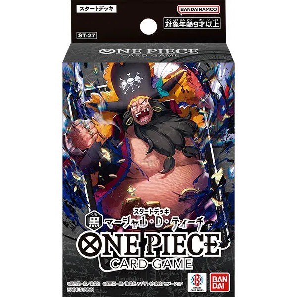 Bandai One Piece Card Game Starter Deck ST-27 Black Marshall D. Teach 4582769864834 (การ์ดวันพีช)