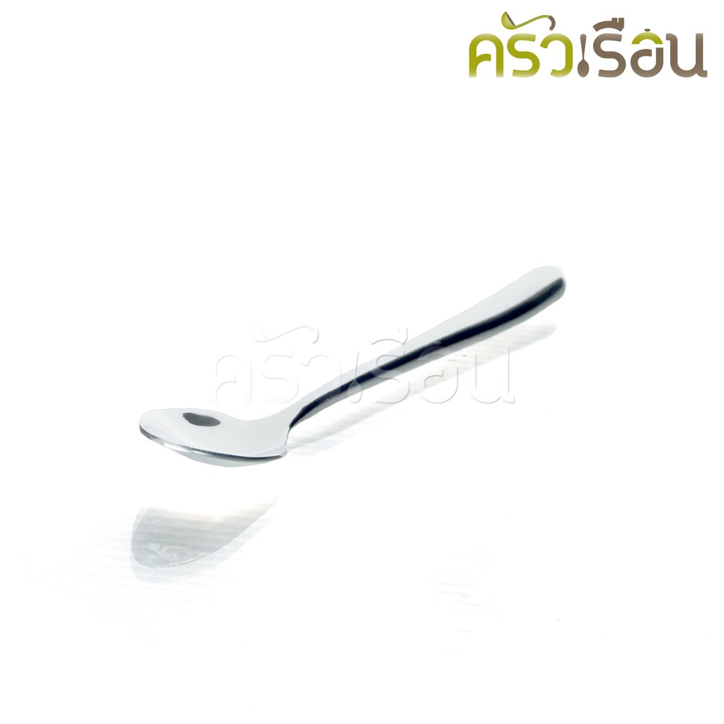 DOUBLE APPLES ช้อนชา สเตนเลส 13.2 ซม. ลายดุสิต ตราแอปเปิ้ลคู่