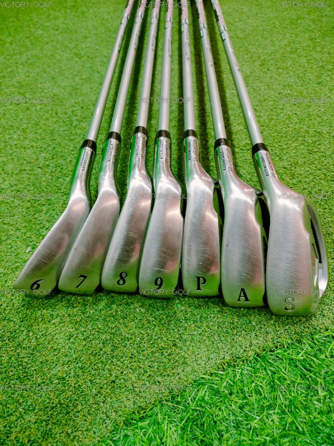 Iron Set Katana VOLTIO SWORD SNIPER Seven 6-9, Pw, Aw, Sw ( 7 pcs. )( Speeder588/ SR/ TQ: 3.0 ) 50.5g. ปี 2018