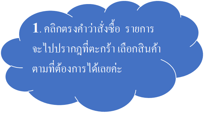 วิธีการสั่งซื้อสินค้า 1