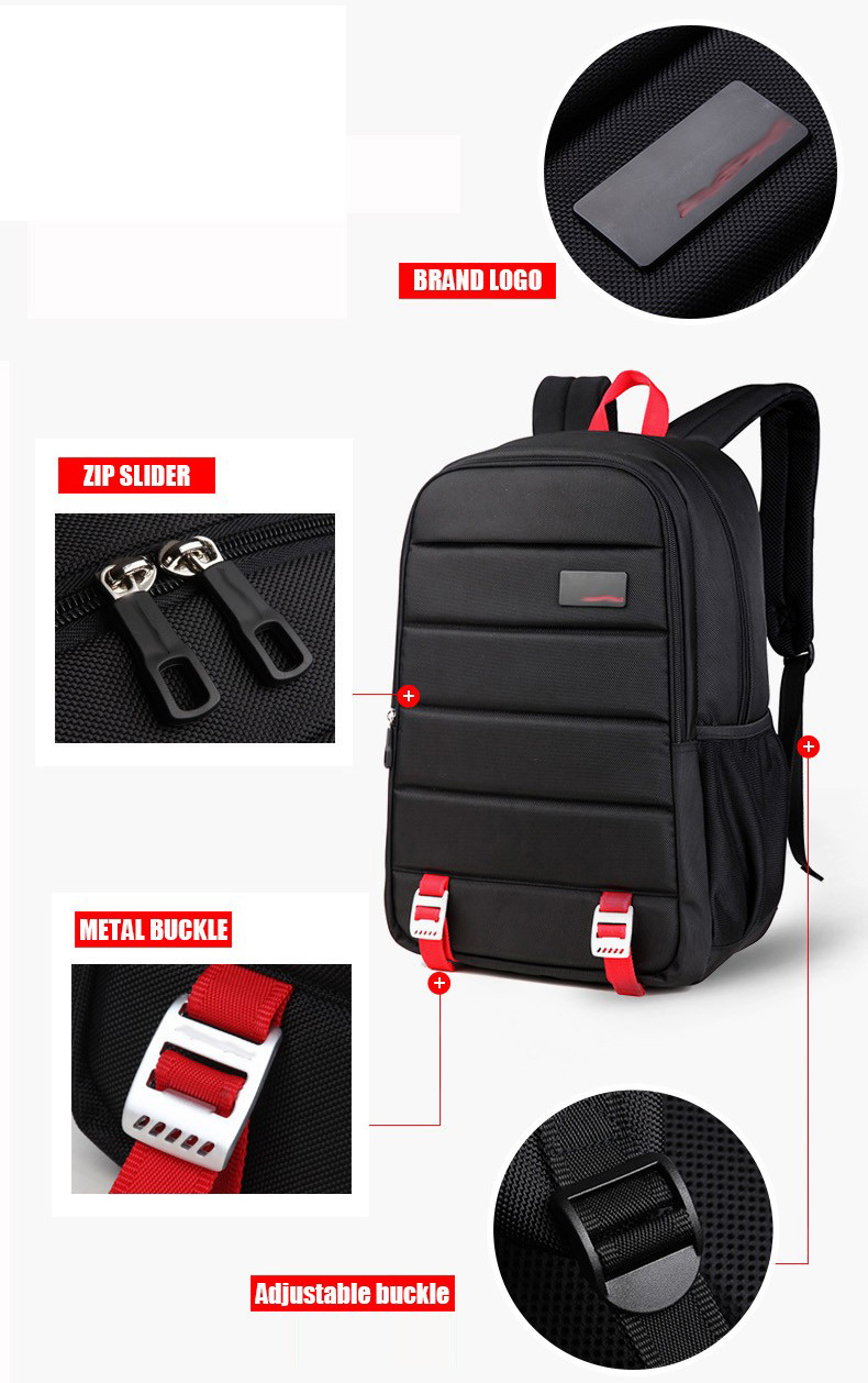 กระเป๋าเป้สะพายหลัง รุ่น AS-B33 สีแดง