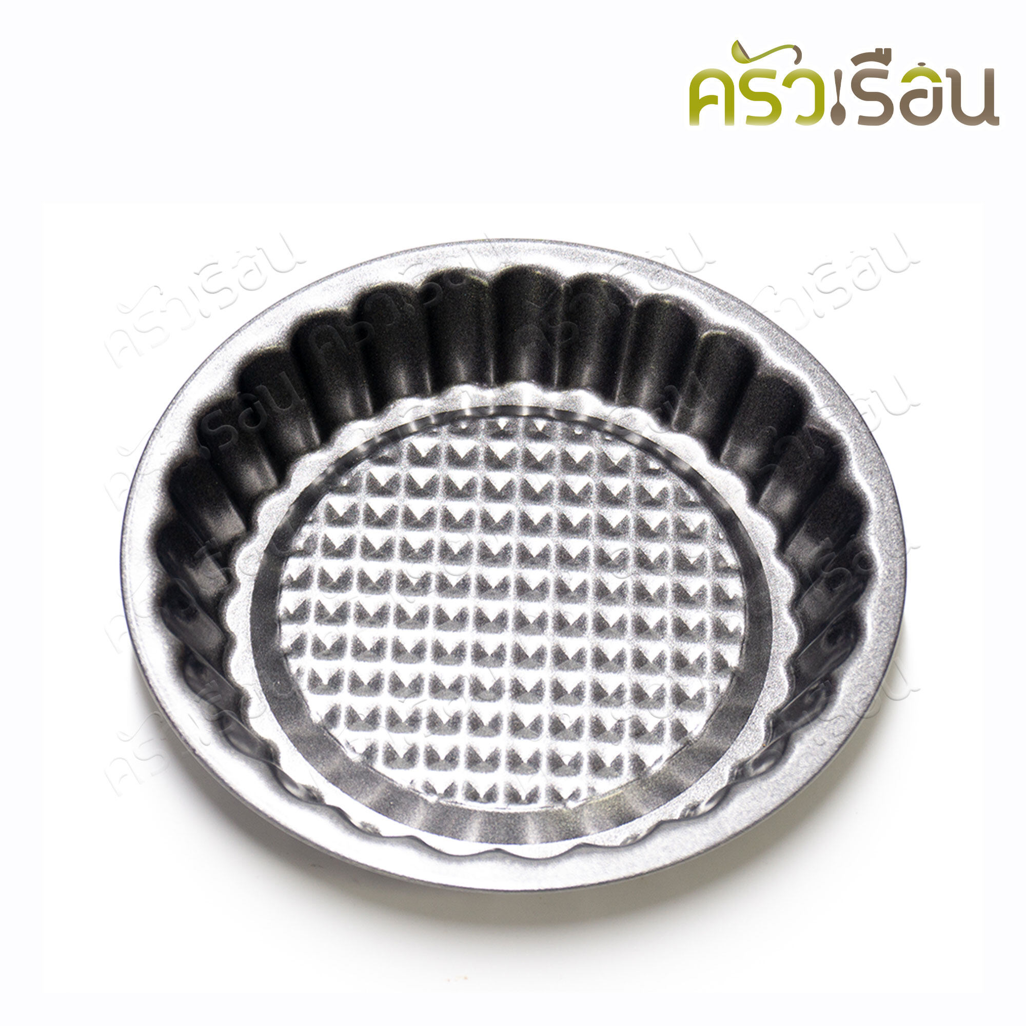 US พิมพ์ทาร์ต กลม เคลือบ Non-stick 4 นิ้ว (10.5 x 10.5 สูง 1.8 ซม.) BA-7210 ถาดอบพาย ถาดอบขนม พิมพ์อบขนม