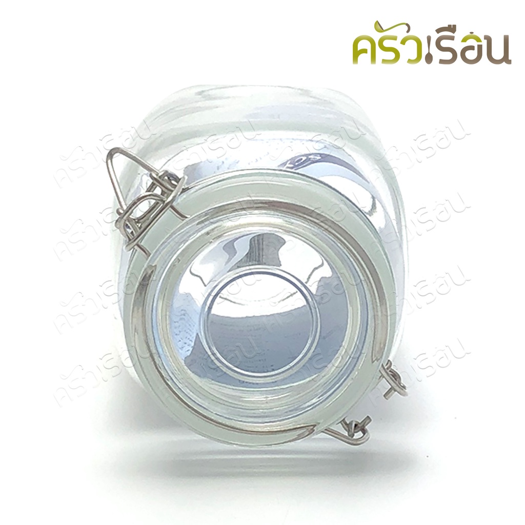 M-WELL ขวดโหลแก้ว ฝาล็อค ราคาต่อใบ มีขนาดให้เลือก ขวดโหล โหลแก้ว ฝาสปริง โหลแก้วสุญญากาศ โหลกาแฟ