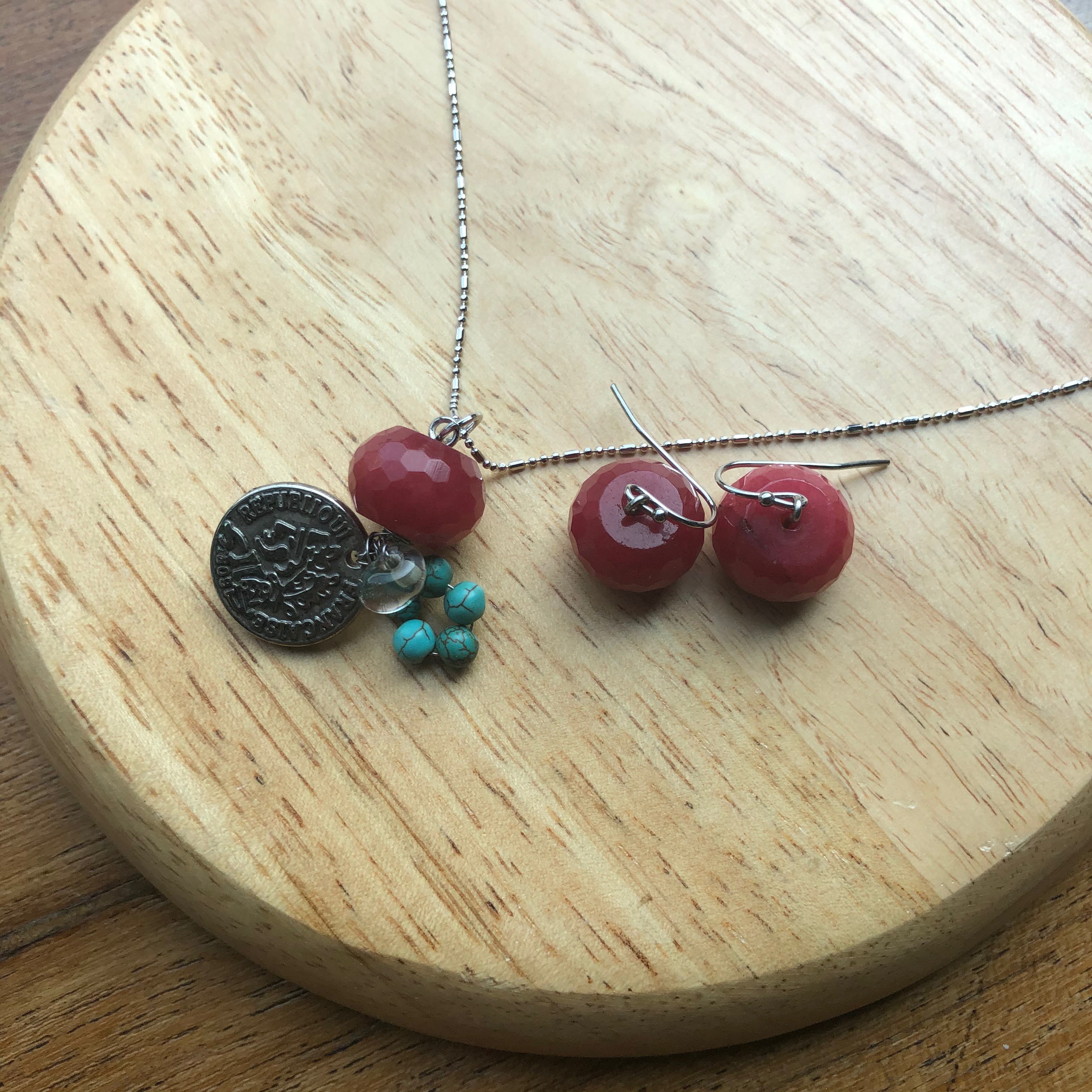 Sweet Me Bohemian Style Jewelry Set ต่างหู พร้อม สร้อยคอ