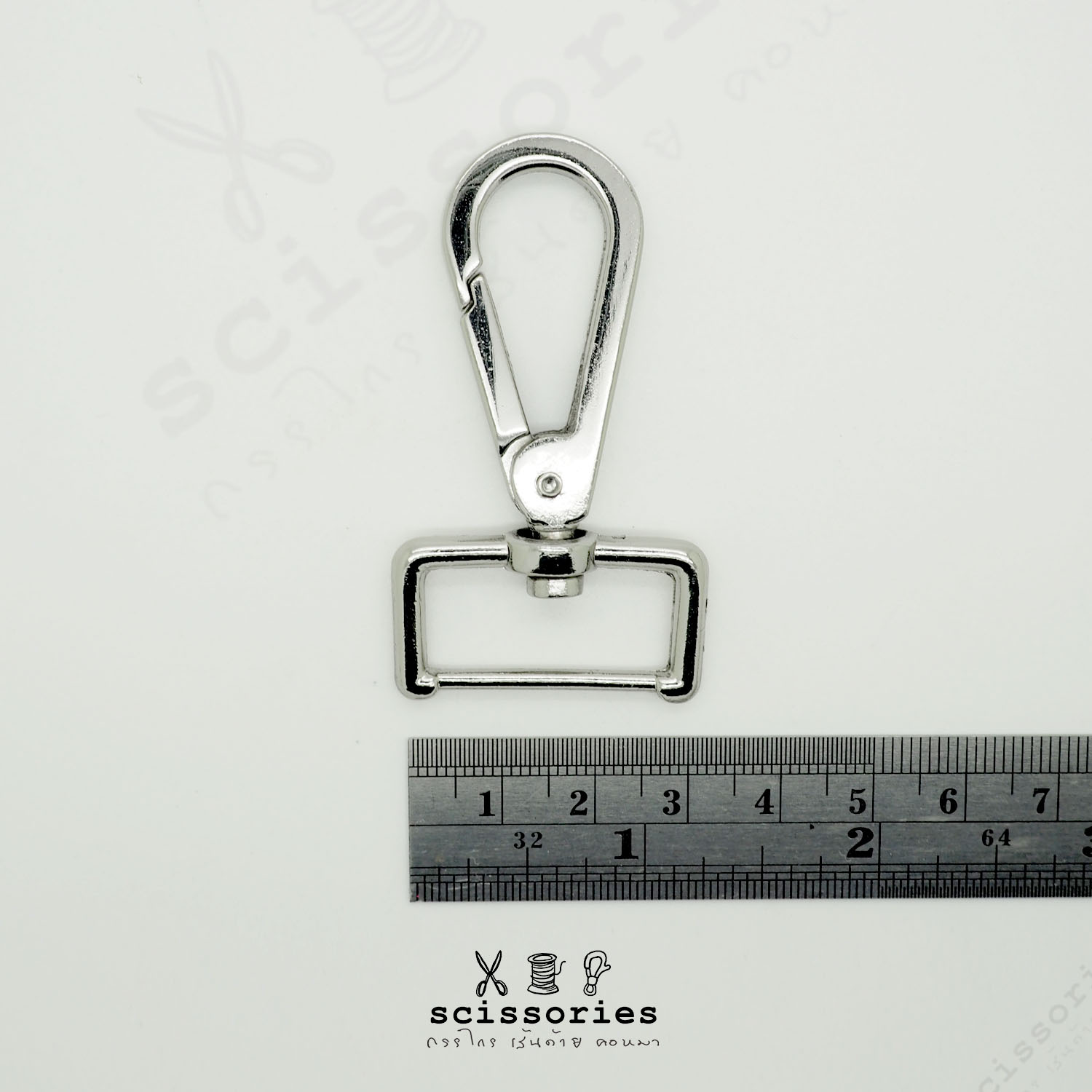 คอหมา 1 in สีเงิน/2 ตัว