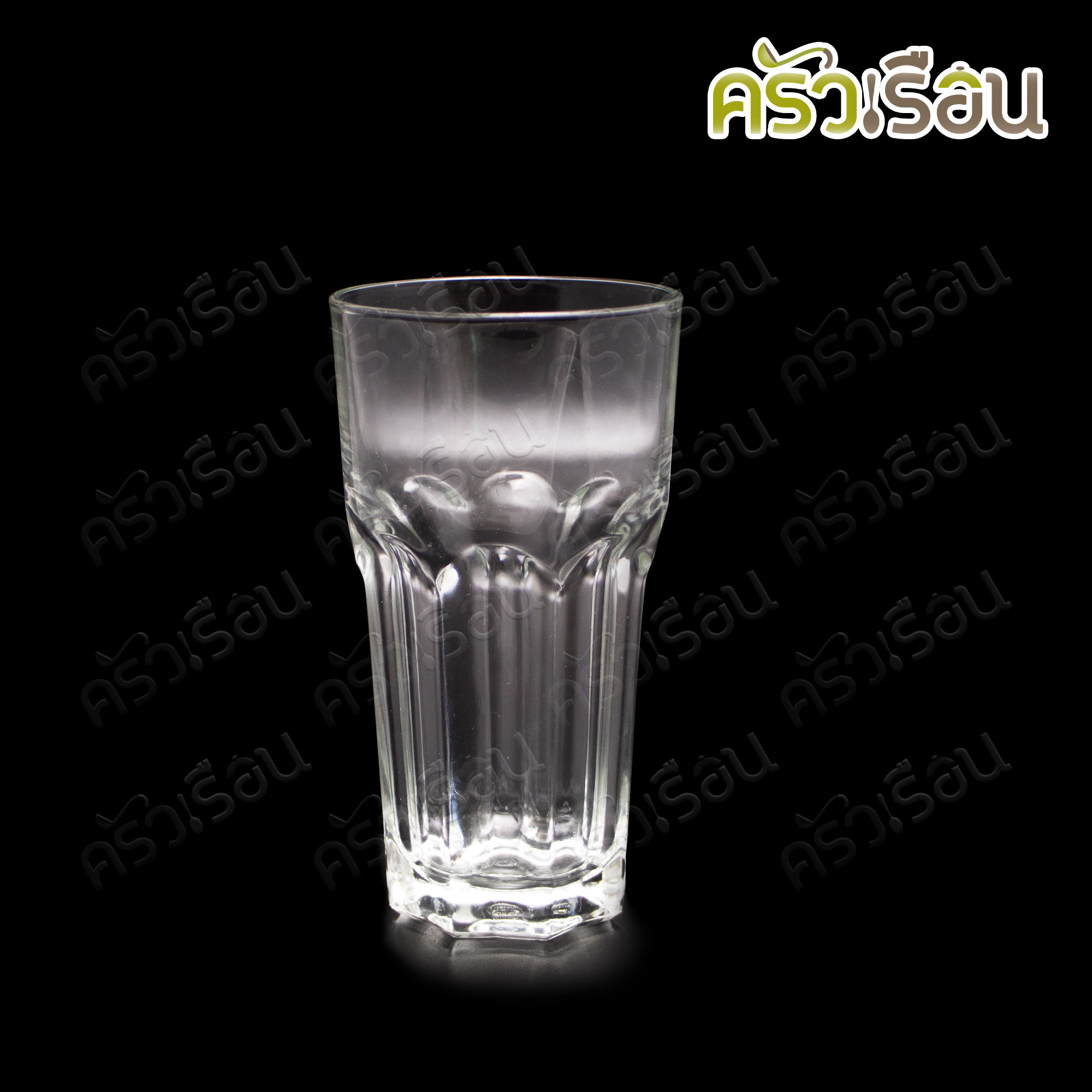 LUCKY GLASS แก้วน้ำ แฟชั่น 6.5 ออนซ์ (200 ml.) Euro Tumbler LG-101407 (10004) TD 6.6 x BD 5.0 x H 11.3 cm.