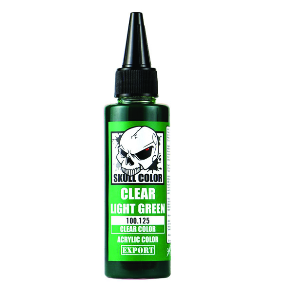 Skull Color 100.125 Clear Light Green 60 ml [Clear Color] 8853100904158 (สี)