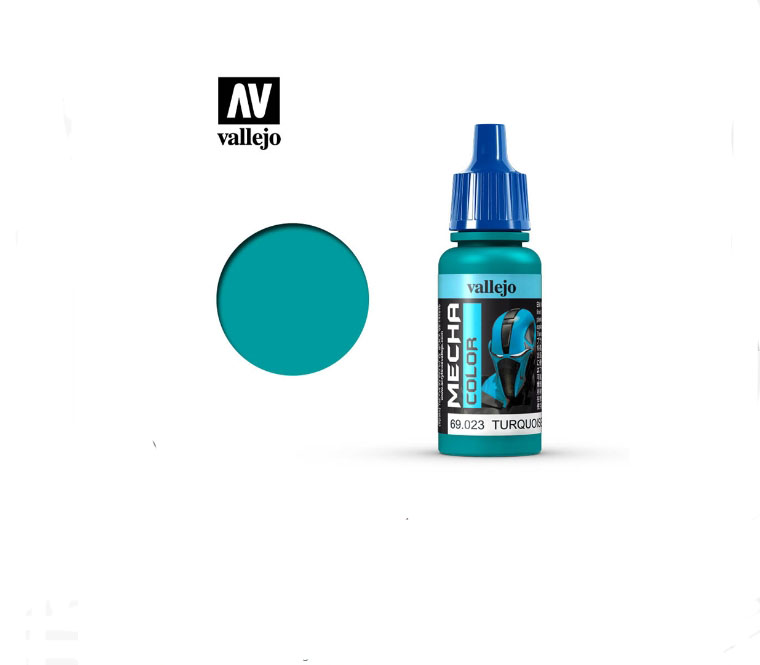 Vallejo Mecha Color 69.023 Turquoise 17ml 8429551690232 (สี)