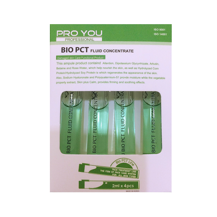 Proyou BIO PCT Fluid Concentrate 2mlx4 เซรั่มชนิดเข้มข้น ช่วยฟื้นฟูผิวที่ไม่มีชีวิตชีวา และแห้งกร้านให้นุ่ม ชุ่มชื่นขึ้น