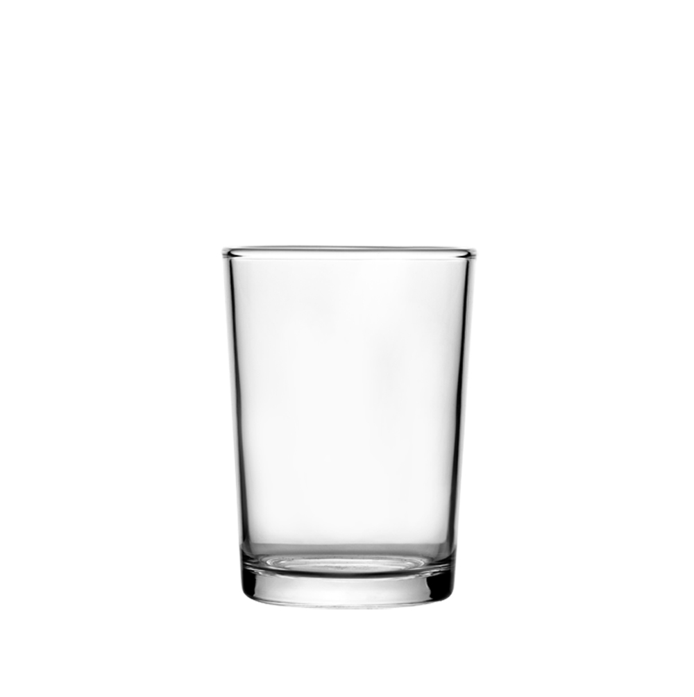 LUCKY GLASS [ ยกโหล ] แก้วน้ำ 8 ออนซ์ / 230 ml. FIRST Tumbler LG-100108 (01) TD 6.9 x BD 5.8 x H 9.5 cm.