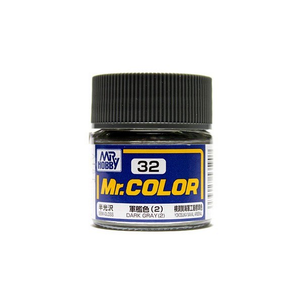 Mr.Color C32 Dark Gray (2) Semi-Gloss (10ml) Mr. Hobby 4973028535907