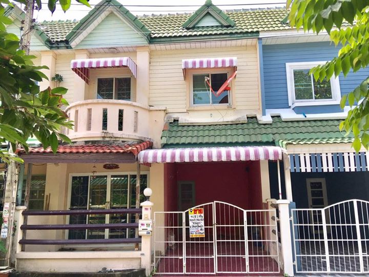ขายบ้านทาวเฮ้าส์ 2 ชั้น มบ.สินทรัพย์1 (คลอง4) ธัญบุรี ปทุมธานี 18.8 ตรว. รหัส T43
