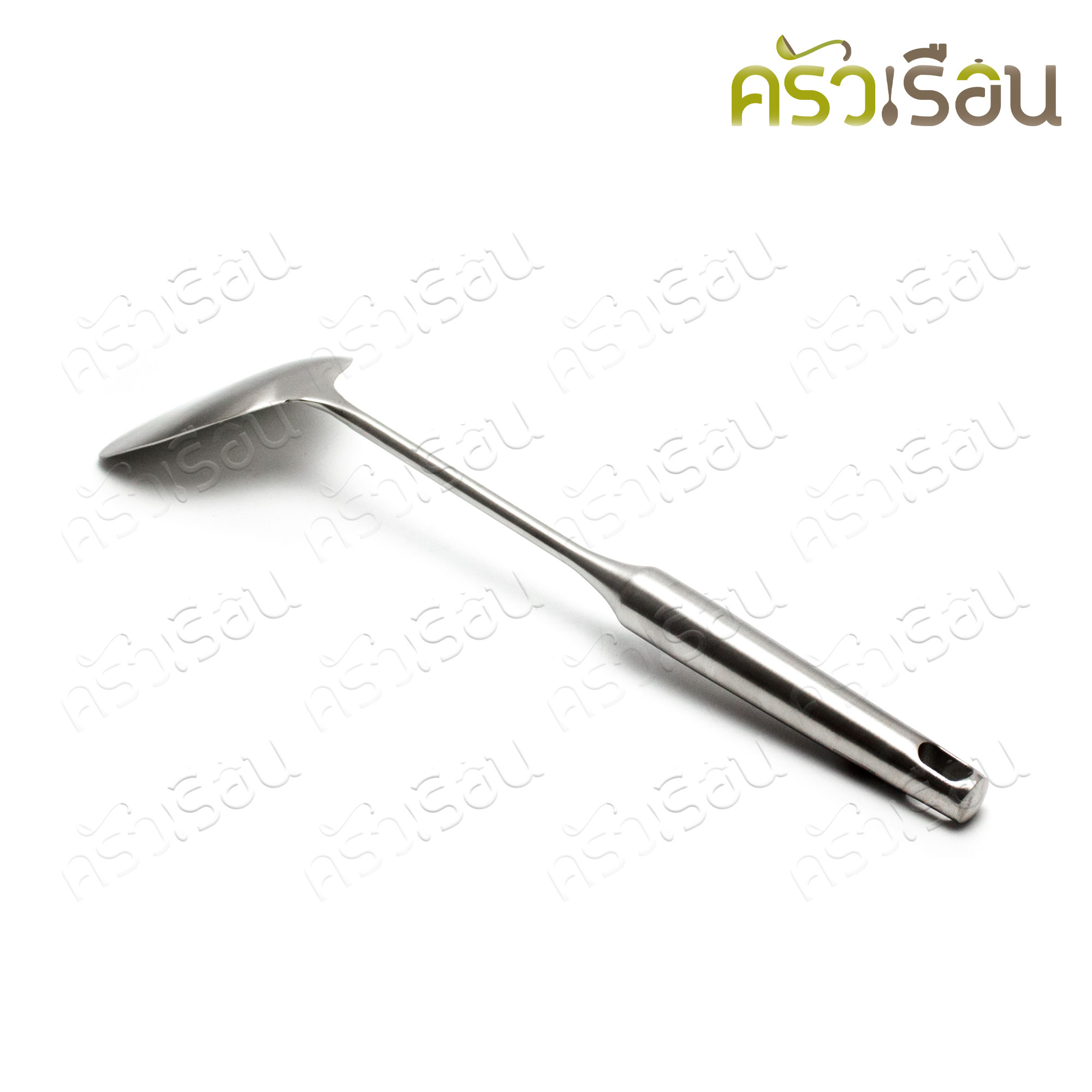 US ตะหลิว สเตนเลส 9.5 x 38 ซม. ด้ามสเตนเลส กลม AS-37