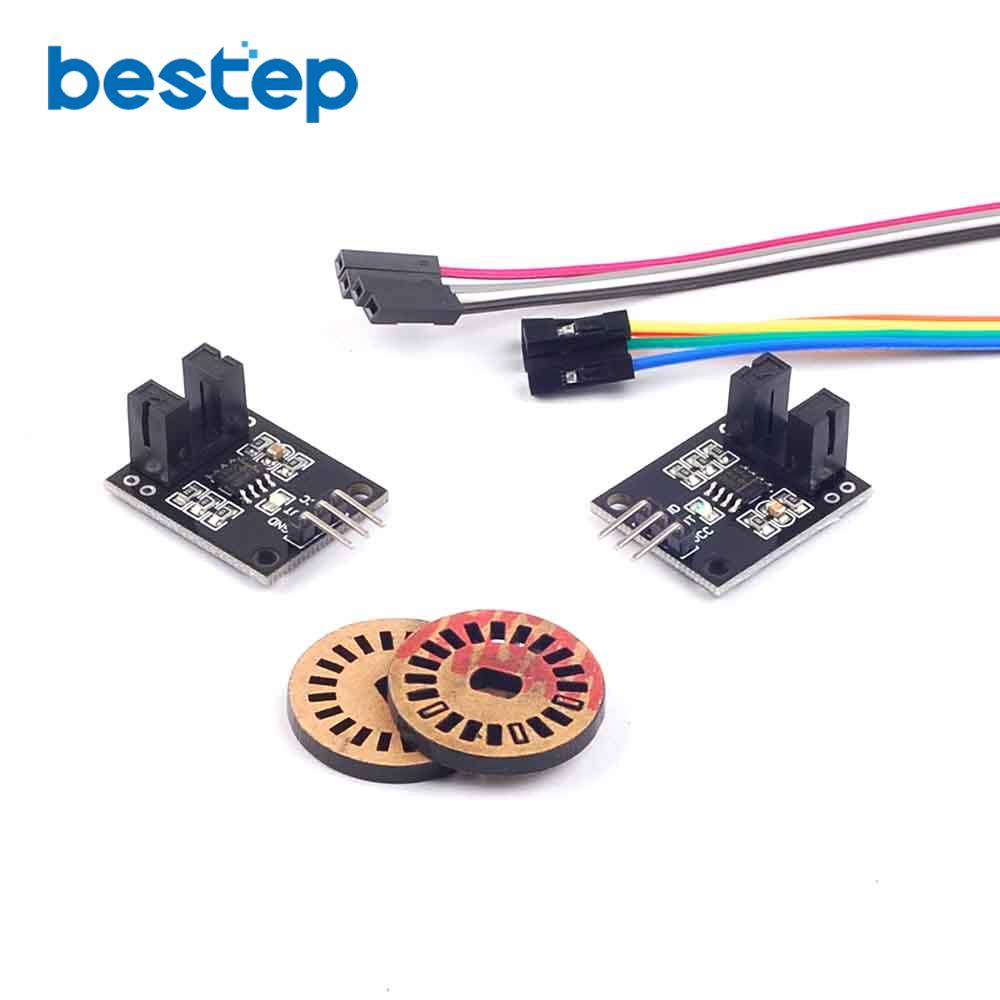 2SET HC-020K Double Speed Measuring Module to Test Motor's Rotational Speed with Photoelectric Encoders kit