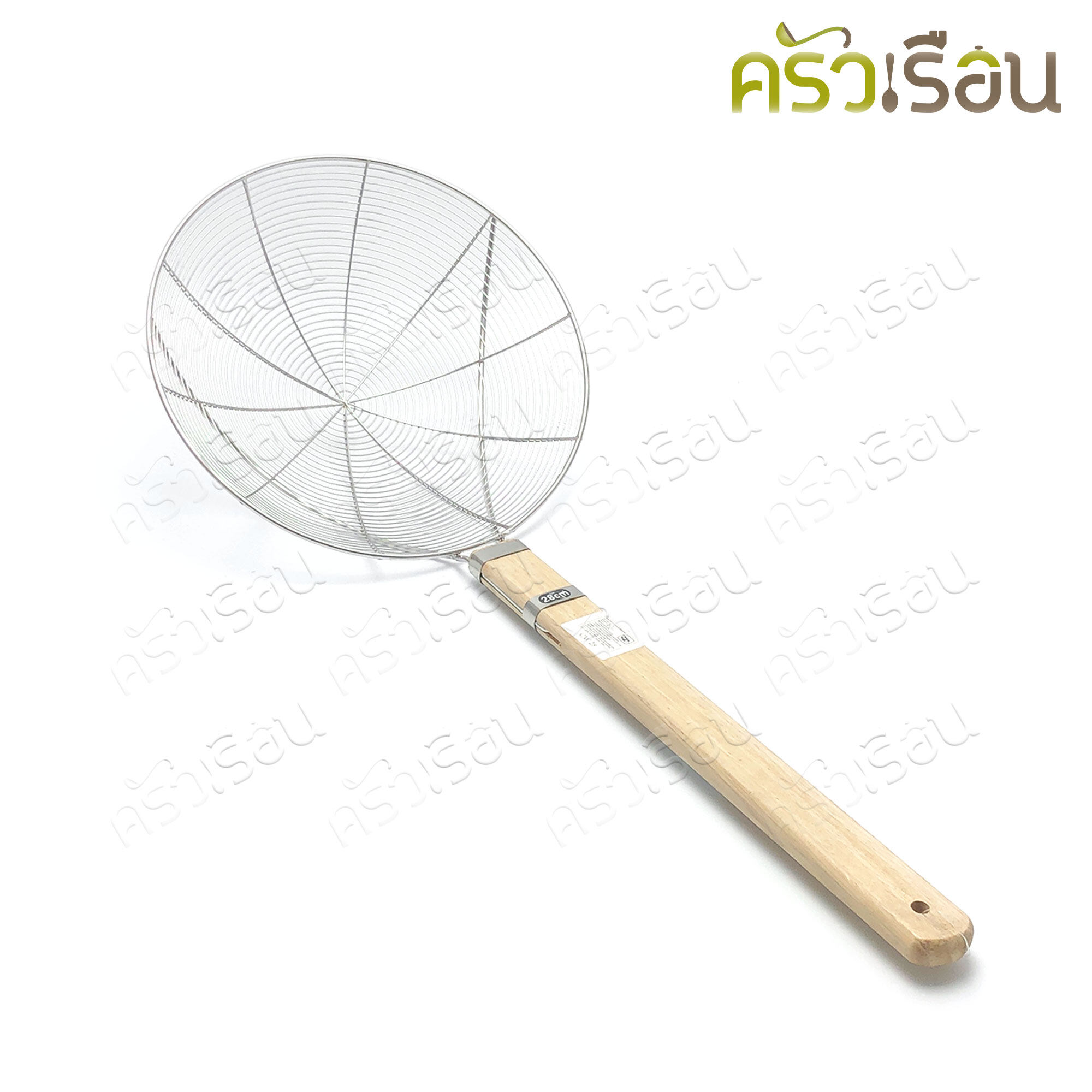 Dolphin brand Wire strainer with wooden handle. Price per piece according to the size chosen.