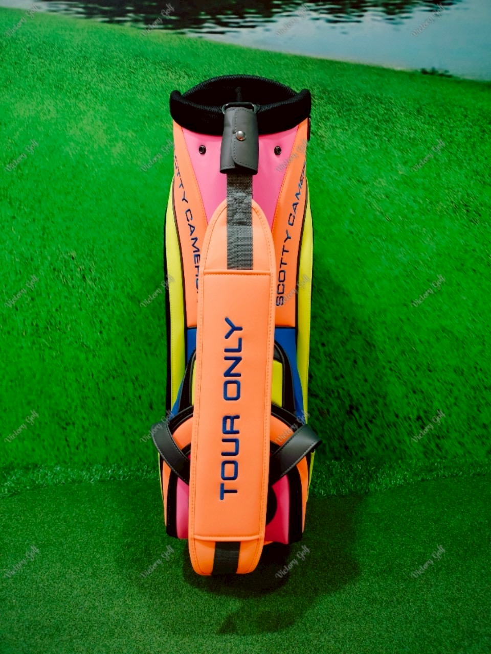 Golf Bag Scotty Cameron Tour ( PU Material ) 9.5” Neon-Multicolor Color