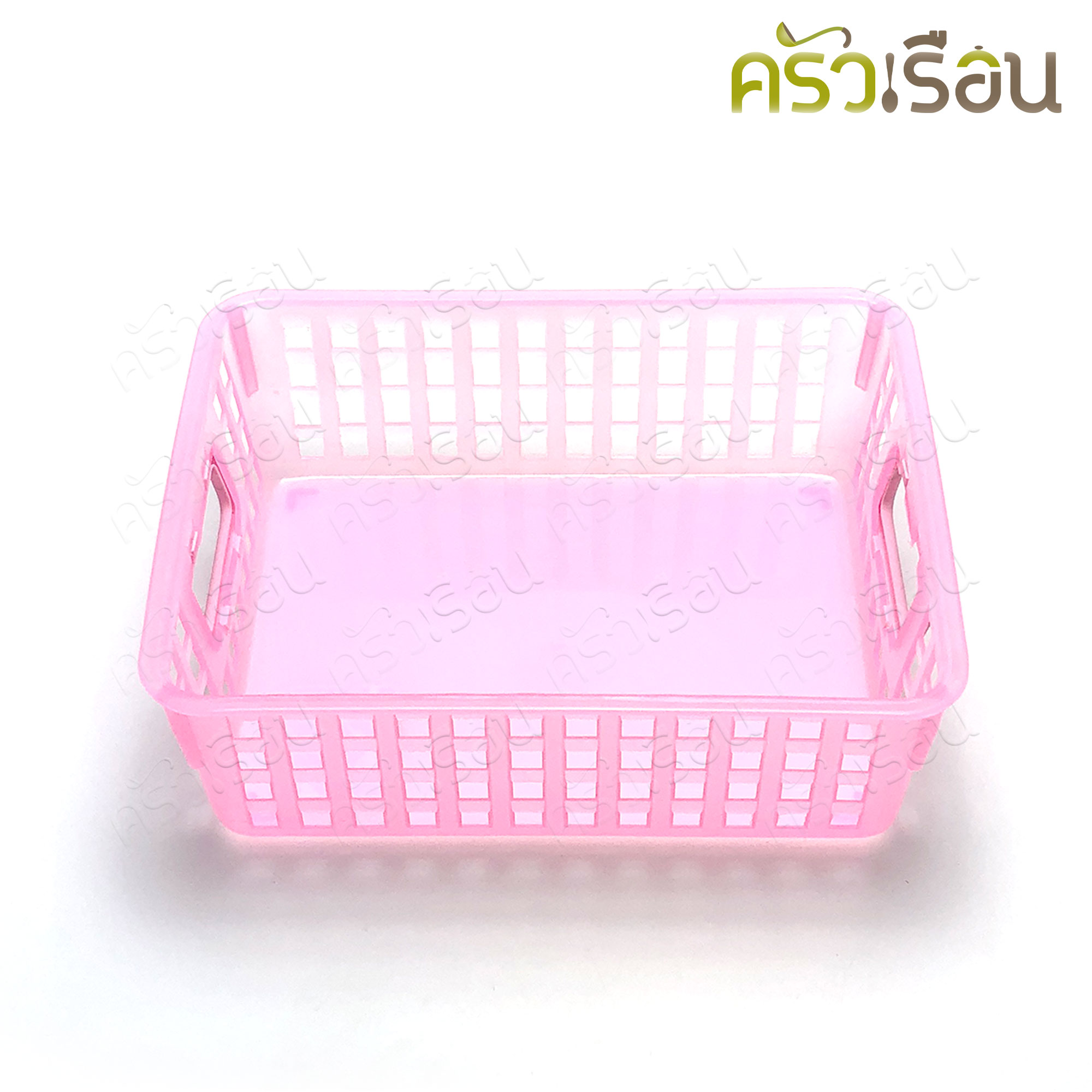 MOC ตะกร้าเหลี่ยม ทรงเตี้ย คละสี เลือกสีไม่ได้ 20.3 x 26.5 x สูง 9.5 ซม. AJ B-22SL [ ตะกร้า ตะแกรง ]