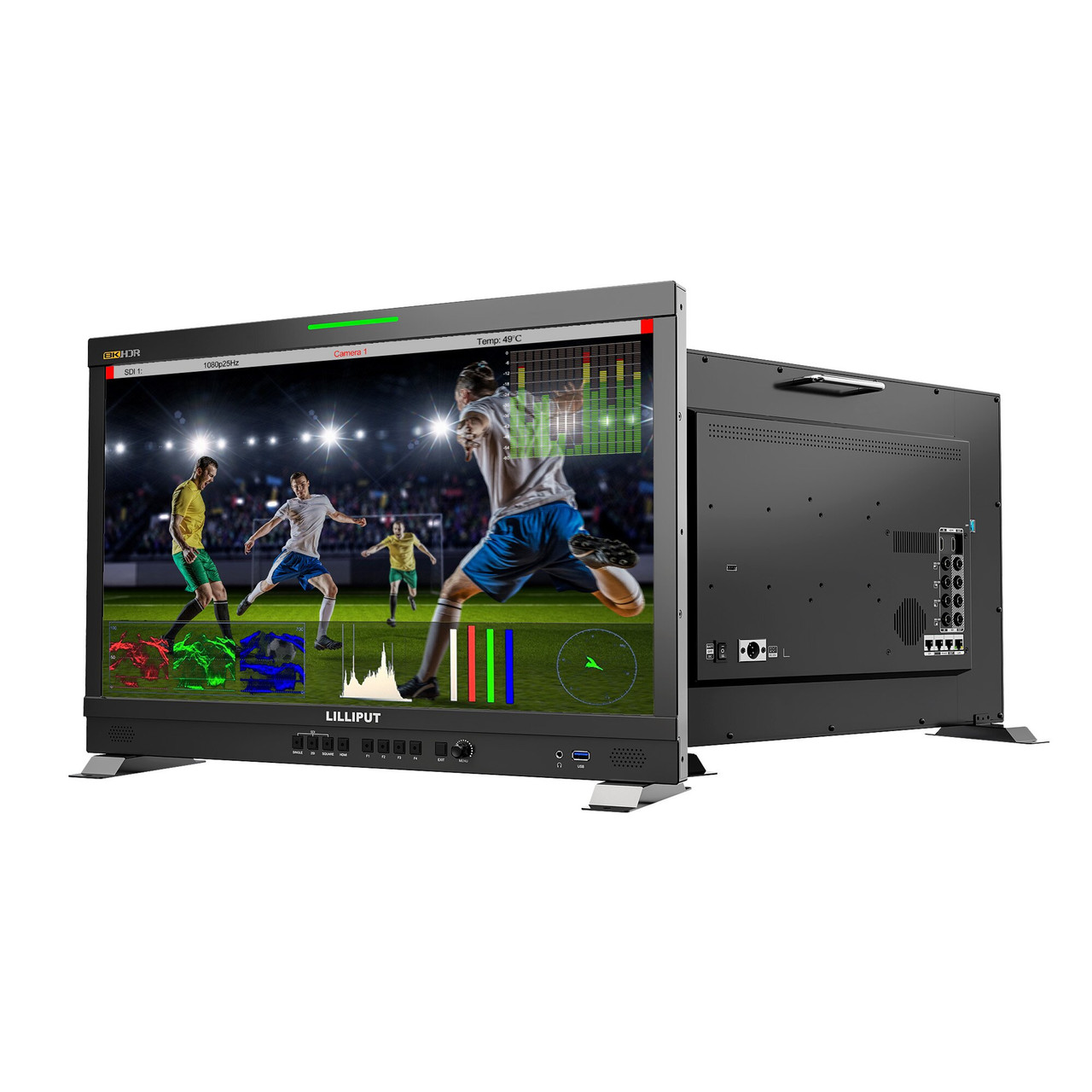 Lilliput Q23-8K 23.8 inch 8K 12G-SDI professional broadcast production studio monitor