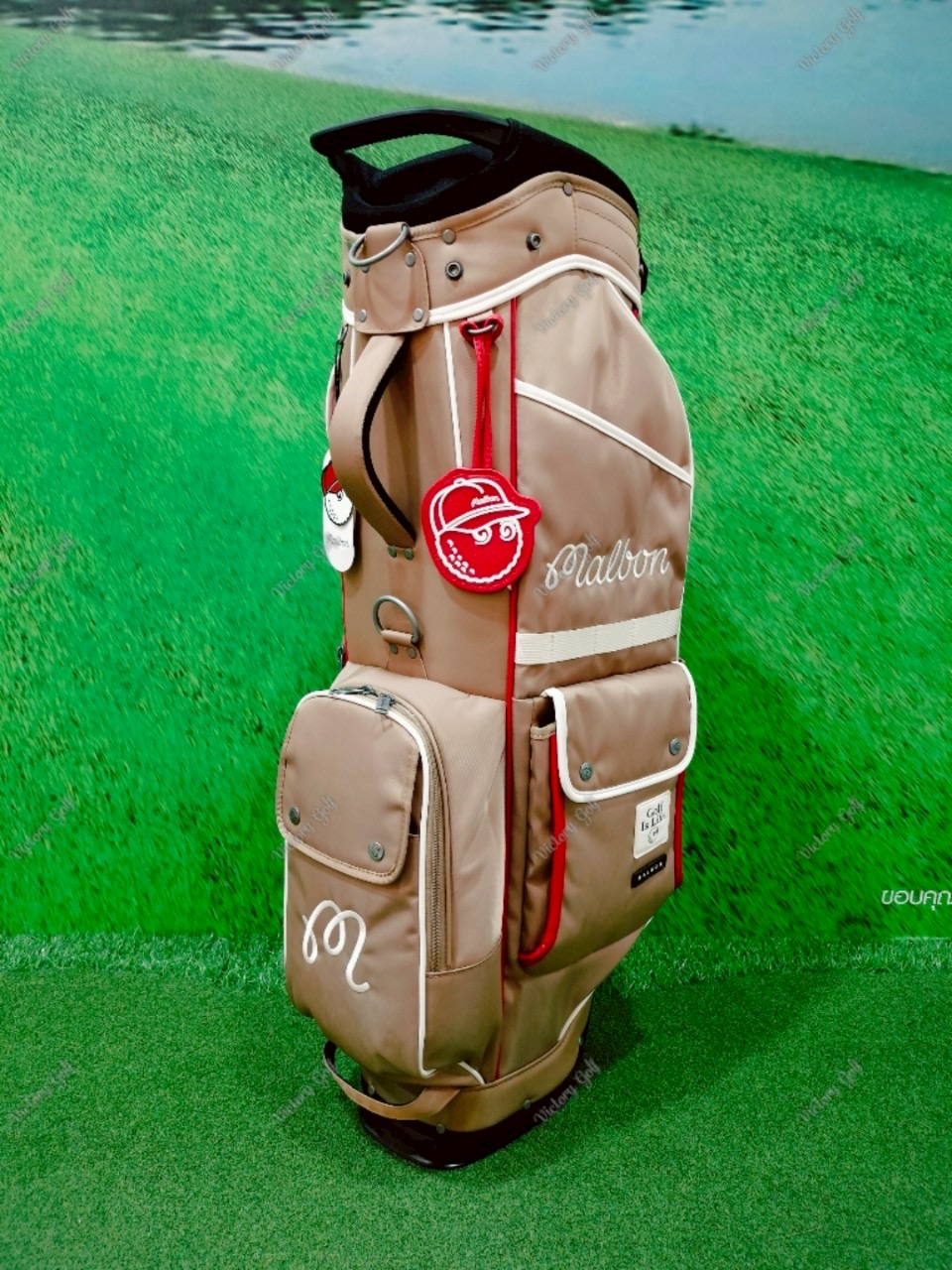 Stad Bag Malbon Golf Brown Color