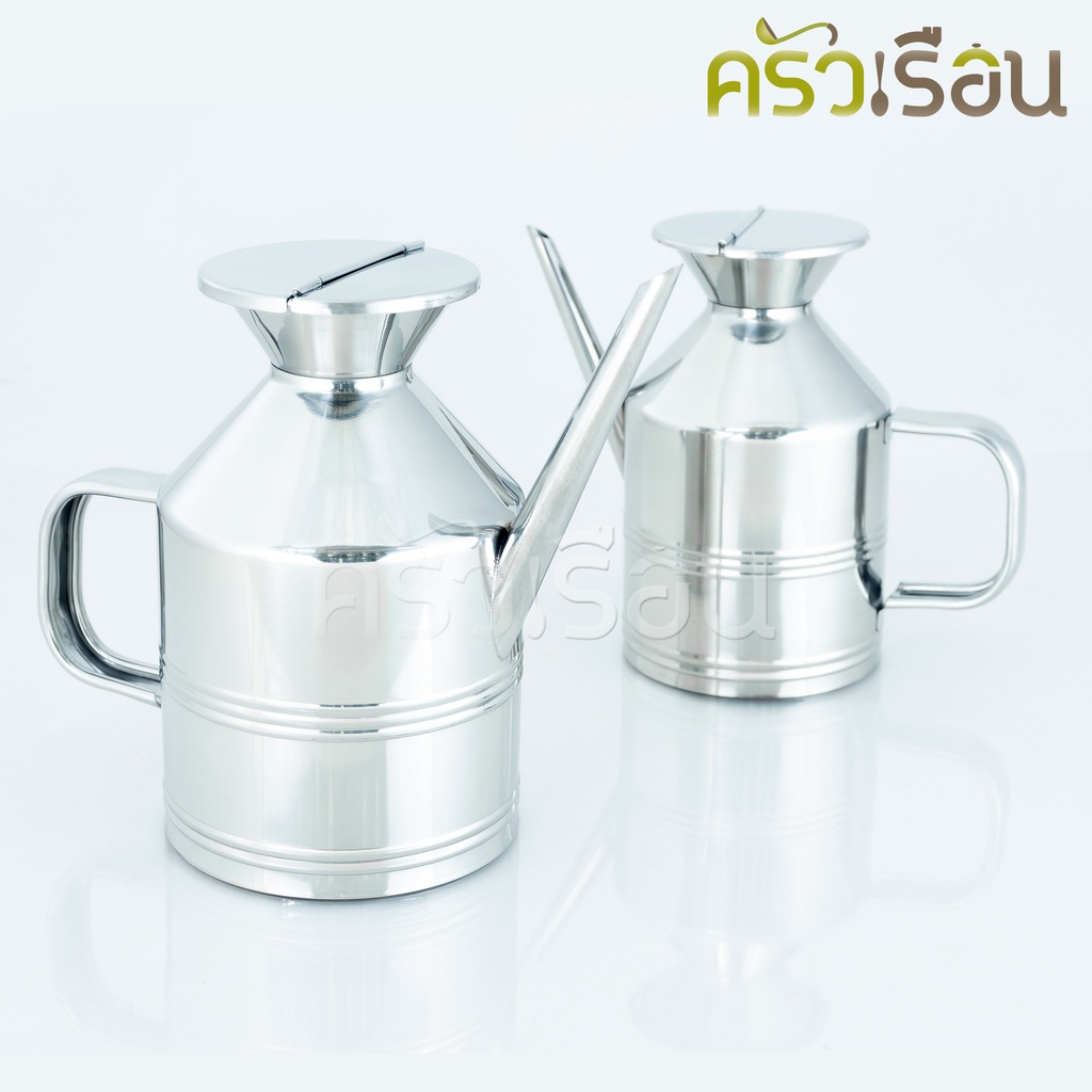 US เหยือกน้ำมัน สเตนเลส ทรงโบราณ รุ่น OC ราคาต่อใบ มีให้เลือก 2 ขนาด OC-375 OC-625 กาน้ำมัน