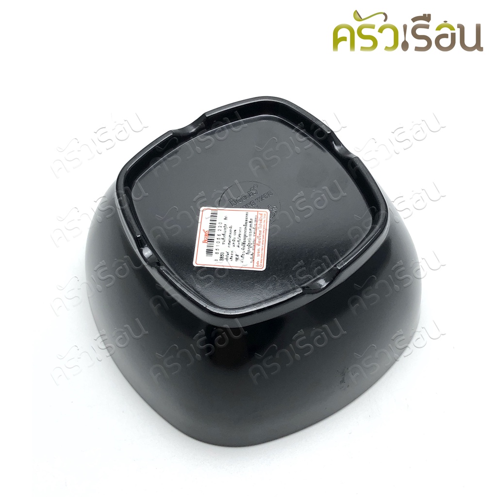 Figures ชาม สี่เหลี่ยม เมลามีน 6 นิ้ว B850-6 ราคาต่อใบ มีให้เลือก 2 สี ถ้วย