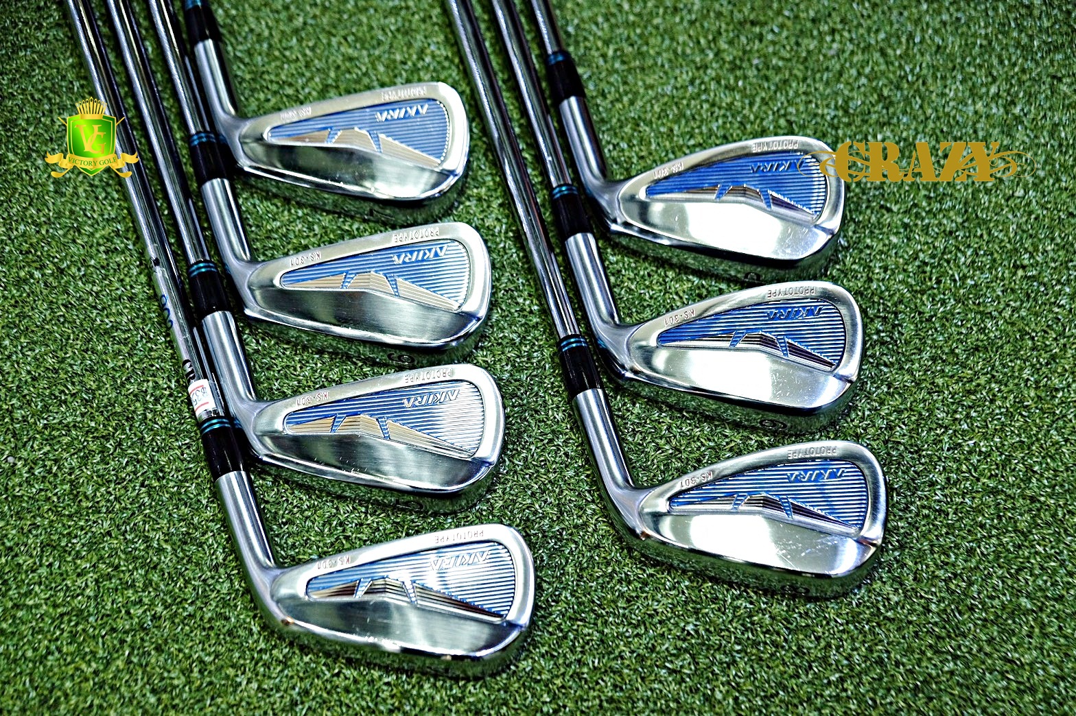 Iron set Akira KS-301 Prototype 4-9,Pw (N.S Pro Modus3 Tour120/ R)