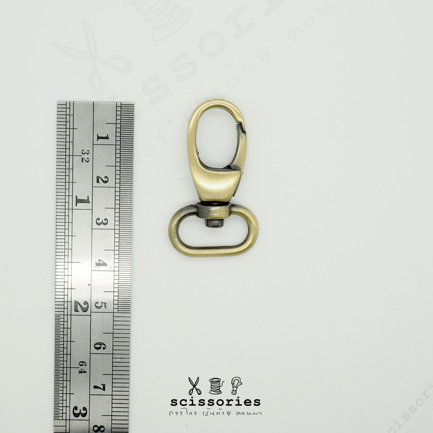 คอหมา 1.8 cm.สีเหลืองปัด/2ตัว