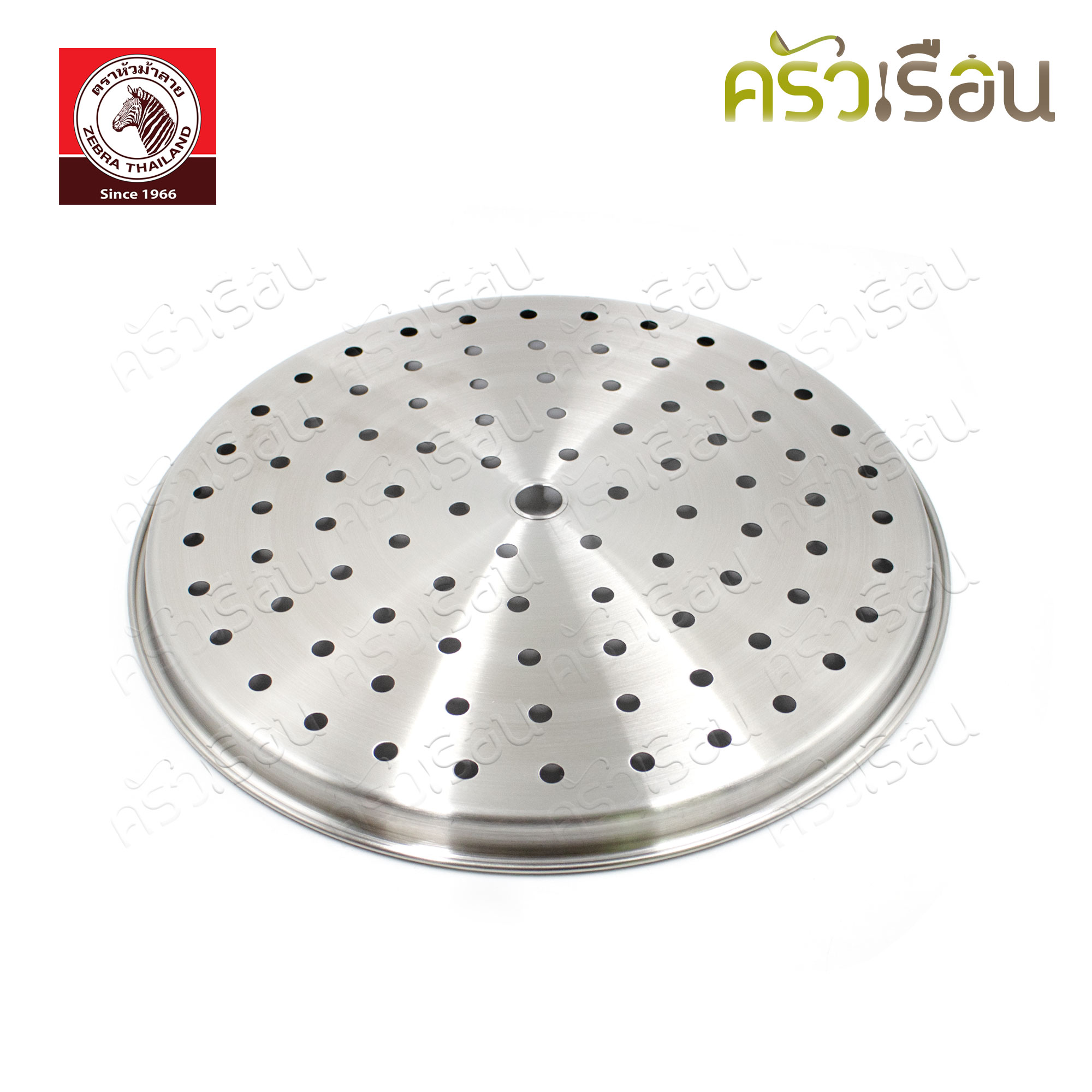[Showcase] ZEBRA Chinese Wok, stainless steel, 5 Ply 38 cm. with steaming pad, thickness 2.3 mm. 176201