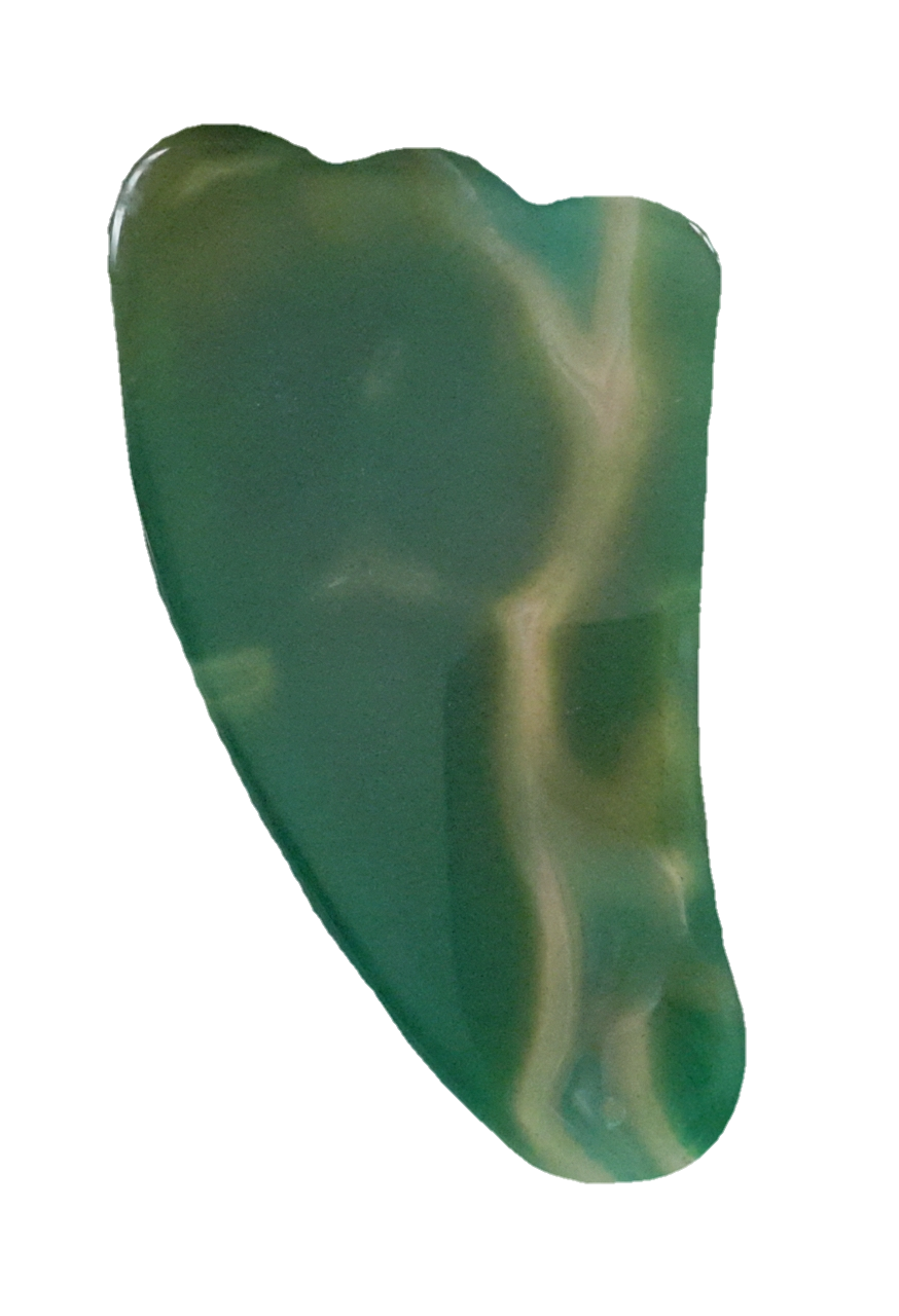 กัวซา หม่าเล่า (Agate & Carnelian Gua Sha)